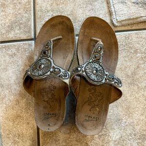 Dansko Women's Beaded Sandals - Brown